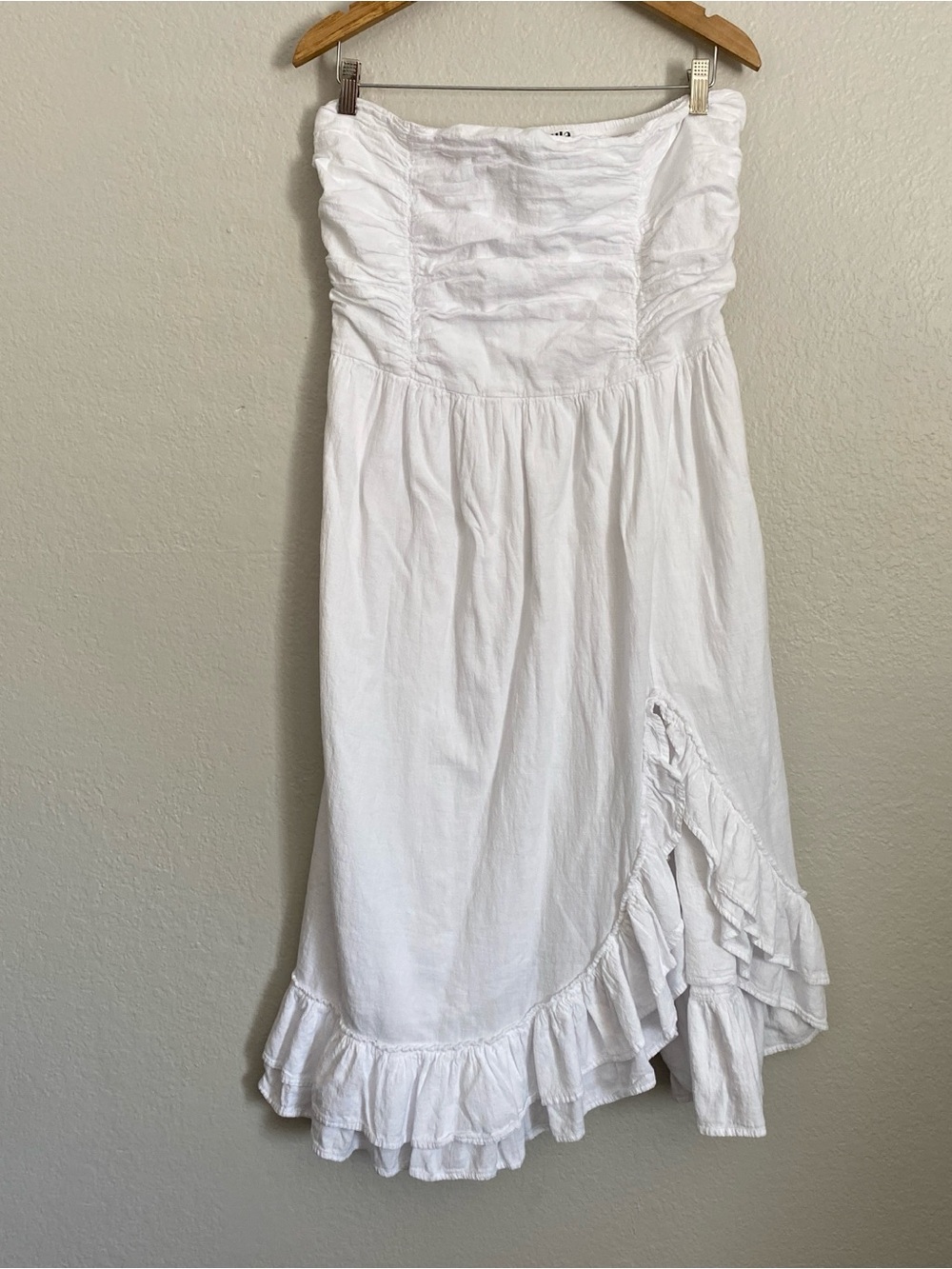 Arula Dress Women's 0X White Peru Prairie Cottagecore Romantic Boho Sundress NWT